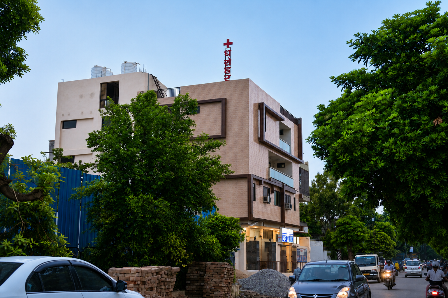 Dharohar Hospital interior reception area